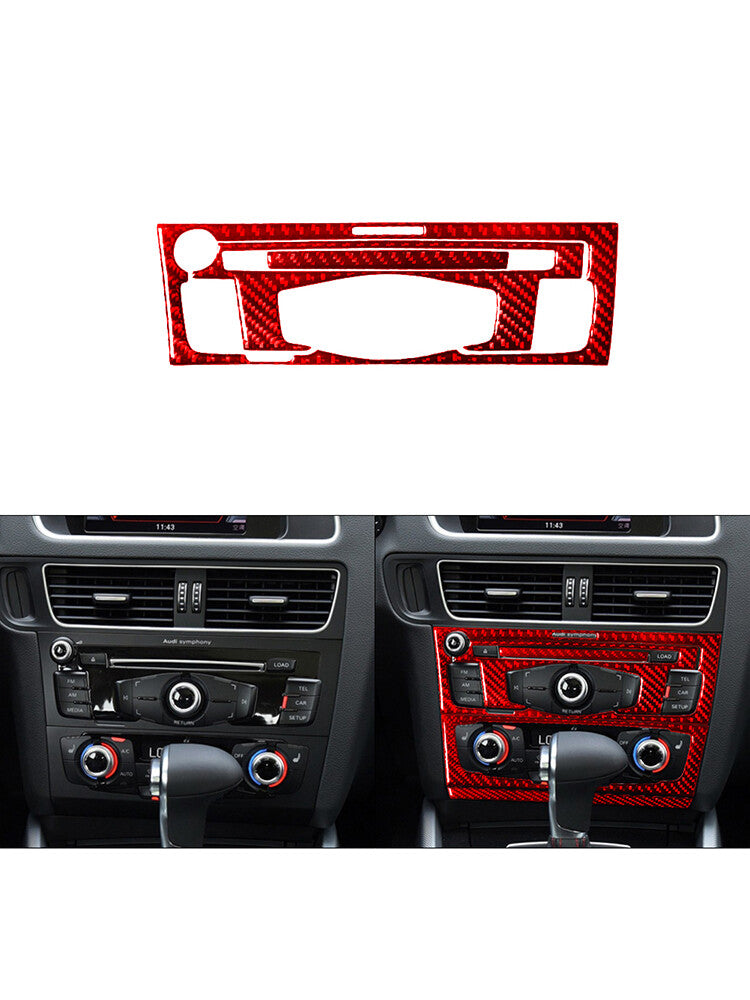 Carbon Fiber Steering Wheel Buttons Cover Trim for Subaru Forester 2009-2013 A v