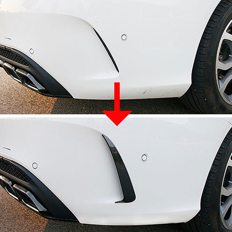 Car rear bumper vent sticker protective cover mudguard suitable for C-Class W205- n