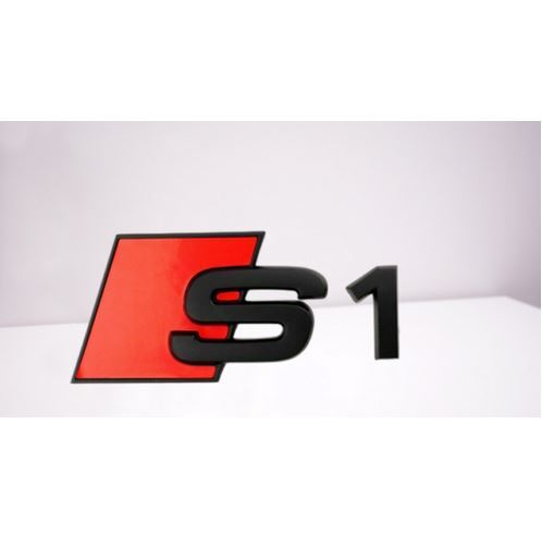 Suitable for Audi Quattro Gecko rear badge side sticker boots Trunk logo black- v