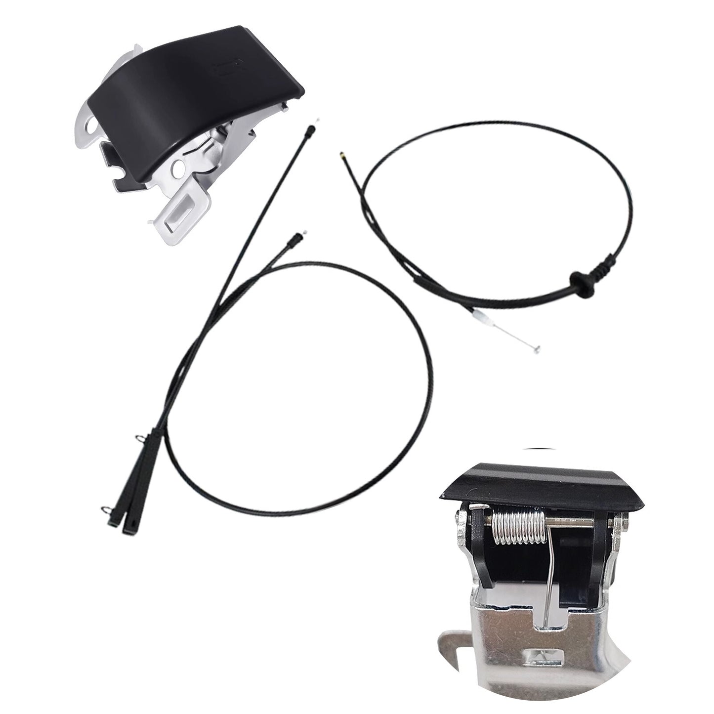 Range hood release handle + cable kit for 2007-2013 for Mini Cooper R55 R56 R57 models.