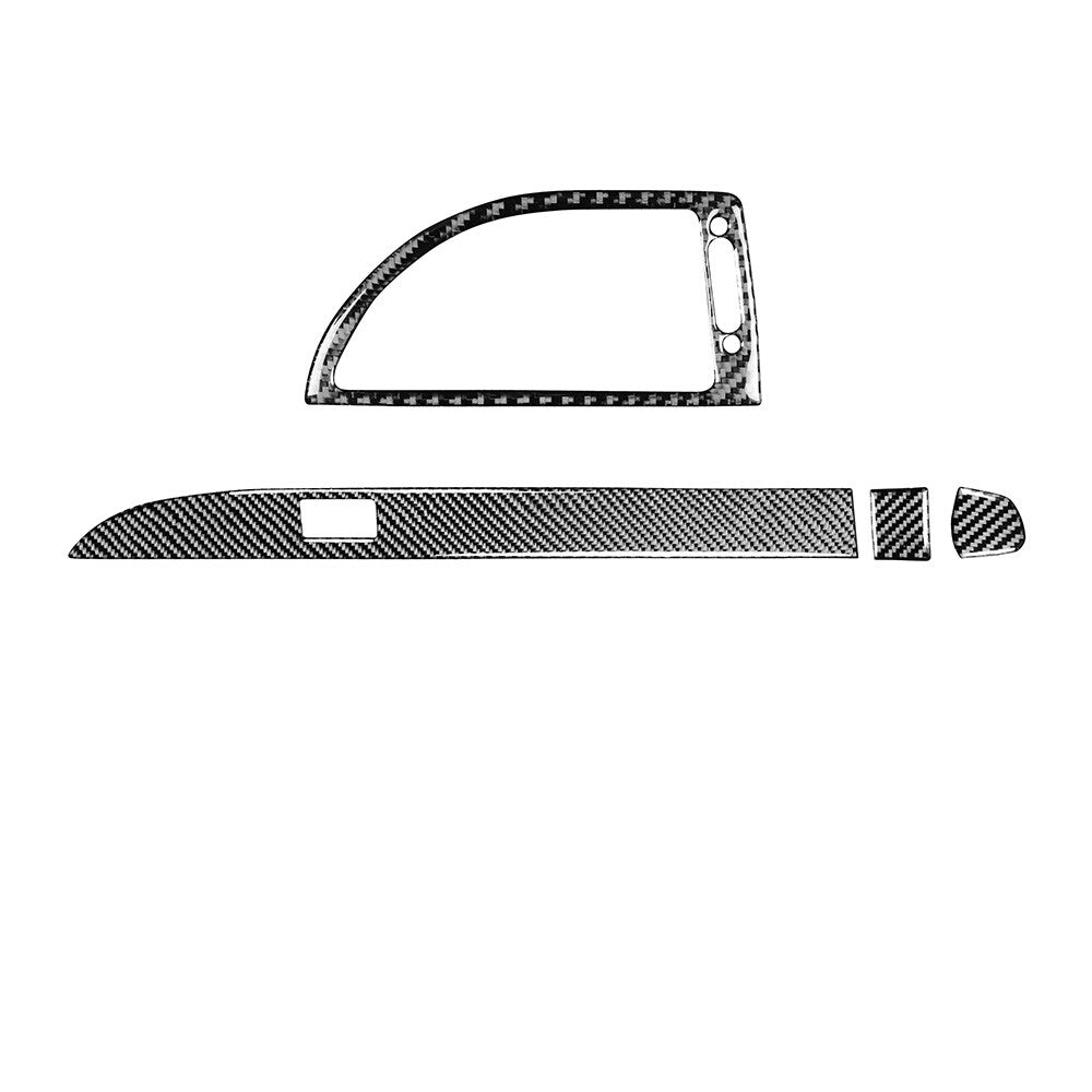 Red Carbon Fiber Air Conditioner Controller Cover Trim for Mazda CX-9 2016-2022 v