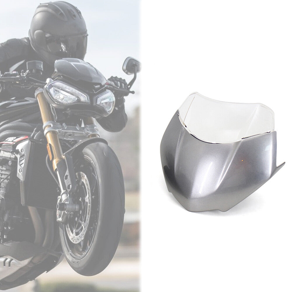Grey Windscreen for Triumph Speed Triple 1200 RS RR Windshield Wind Deflector