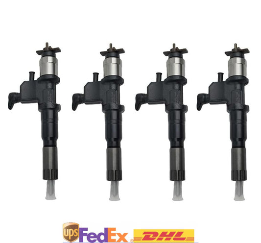 4X Fuel Injector 295050-0151 8-97622719-2 for Isuzu 6WG1 6WF1 Diesel Engine