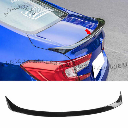 1P Glossy Black Rear Trunk Lip Spoiler Wing for Honda Accord Sedan 2018-2021