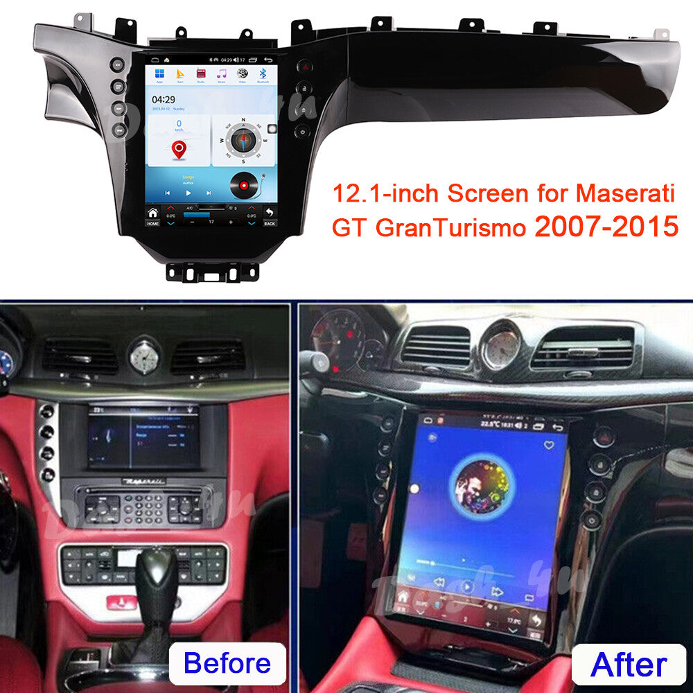 for Maserati GT GranTurismo 2007-2015 Car Vertical Screen 12.1 GPS Navi Radio