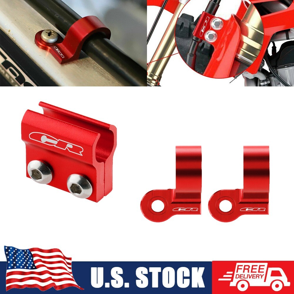 Front Rear Brake Line Clamp Hose Guide for HONDA CR85R CR80R 1998-2007 CR 85R Q