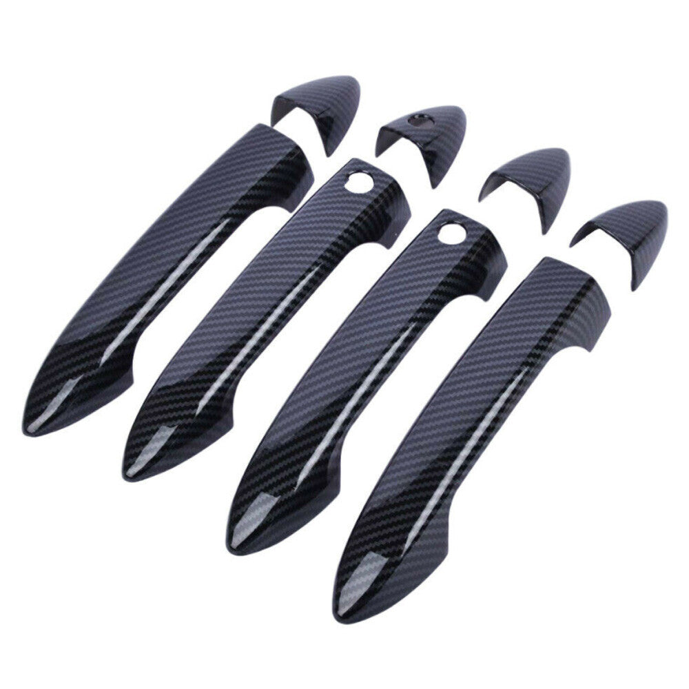Glossy Carbon Fiber for Smart Door Handle Cover Trim for Honda Accord 2013-2017