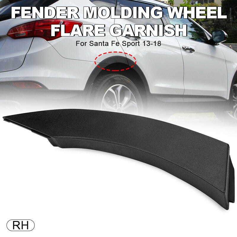 Right Rear Fender Molding Wheel Flare Garnish Fits for 13-18 Santa Fe Sport