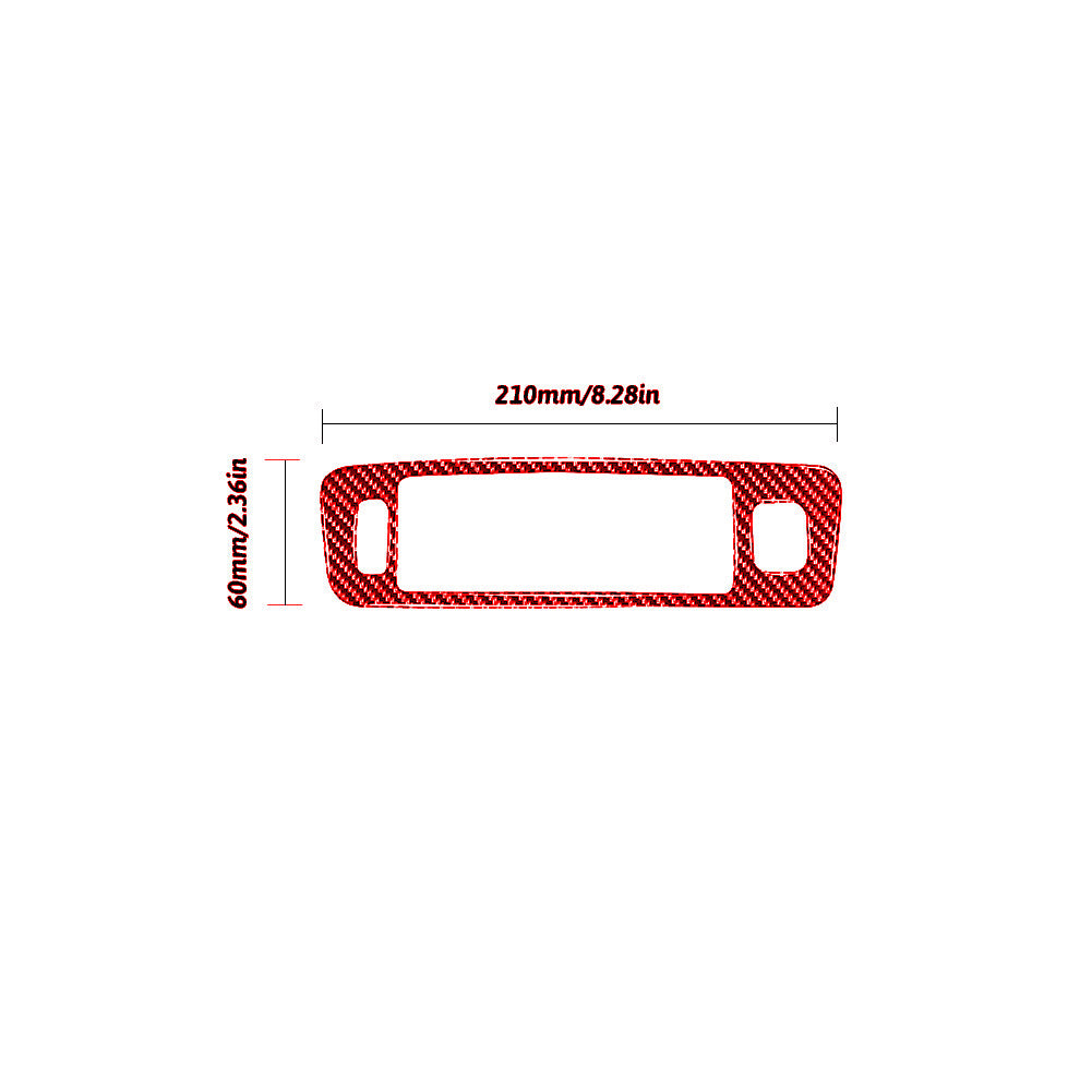 Carbon Fiber Fuse Box Sticker Frame Cover Trim for Kia Cadenza 2014-2016 v