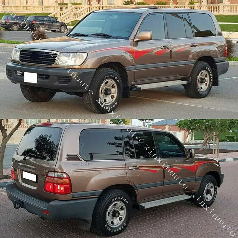 Running Boards Nerf Bars Foot Pedal Ends Cover for Toyota for Land Cruiser 1998-2007 Q