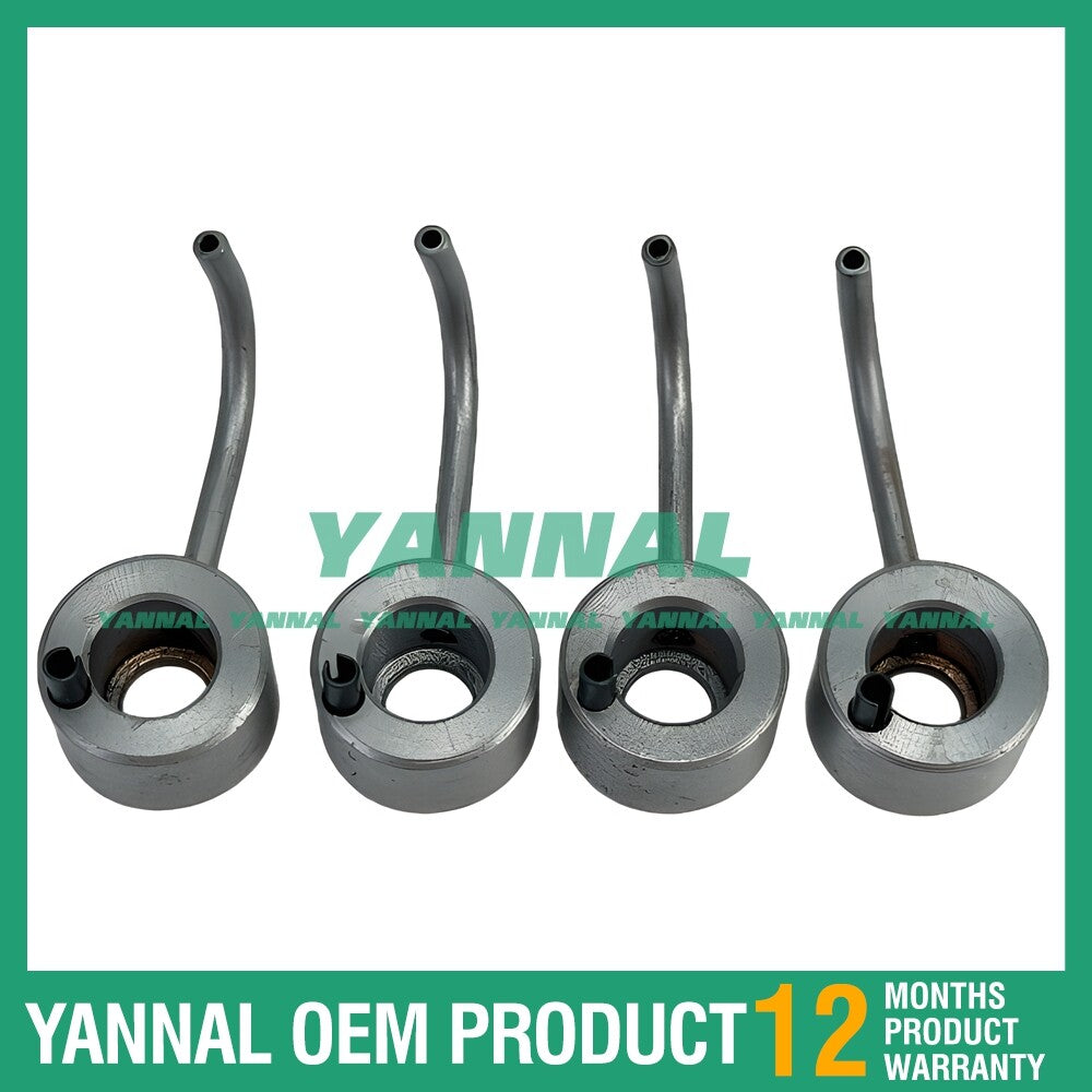 4-piece oil nozzle kit for 4TNV98 engine parts -