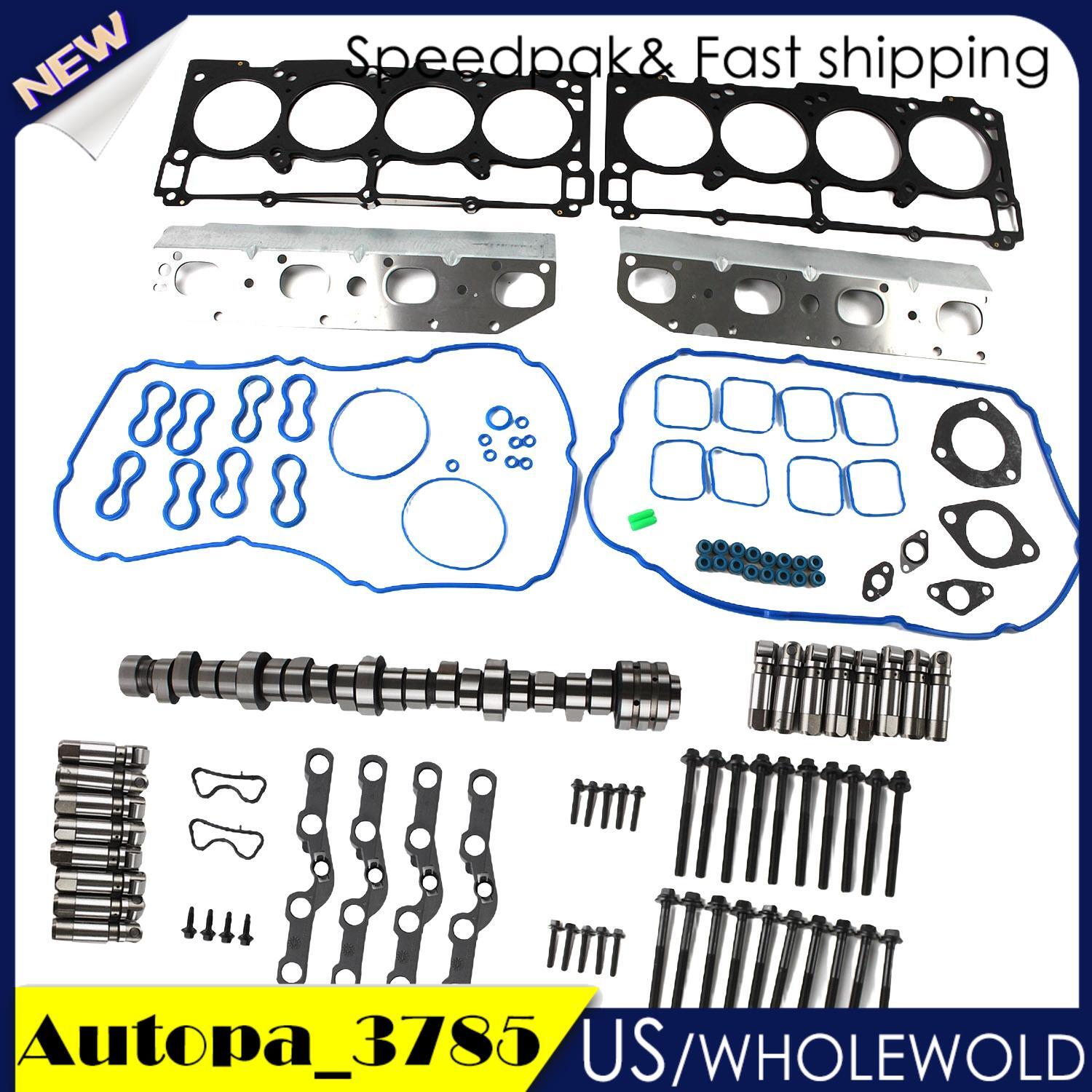 MDS Lifters Camshaft Kit Head Gasket 53022263AF for 5.7L for Dodge for Ram 1500 Hemi V8
