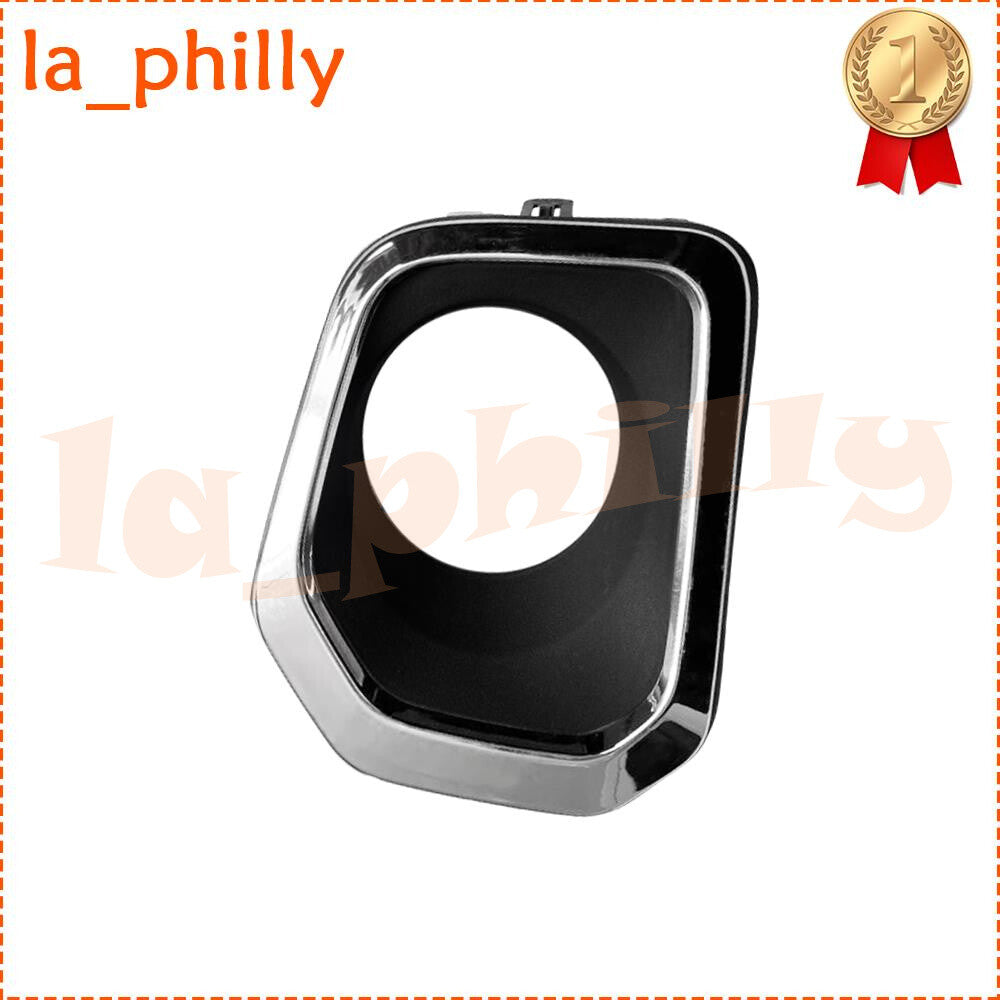 Right Fog Light Lamp Bezels Black Cover Chrome For 2016-20 for Toyota Tacoma
