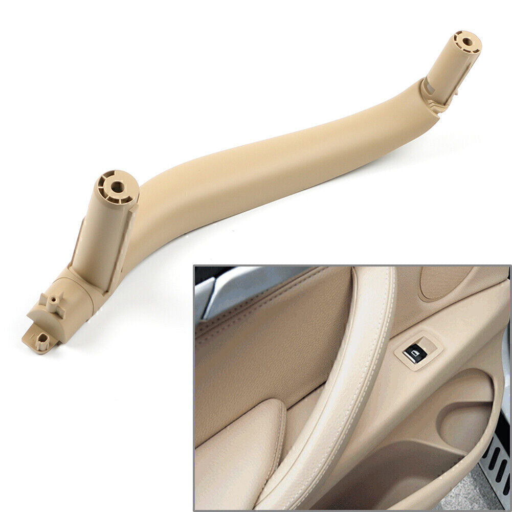 1pcs Inner Interior Door Pull Handle Trim Cover for BMW X5 X6 F15 F16 Beige