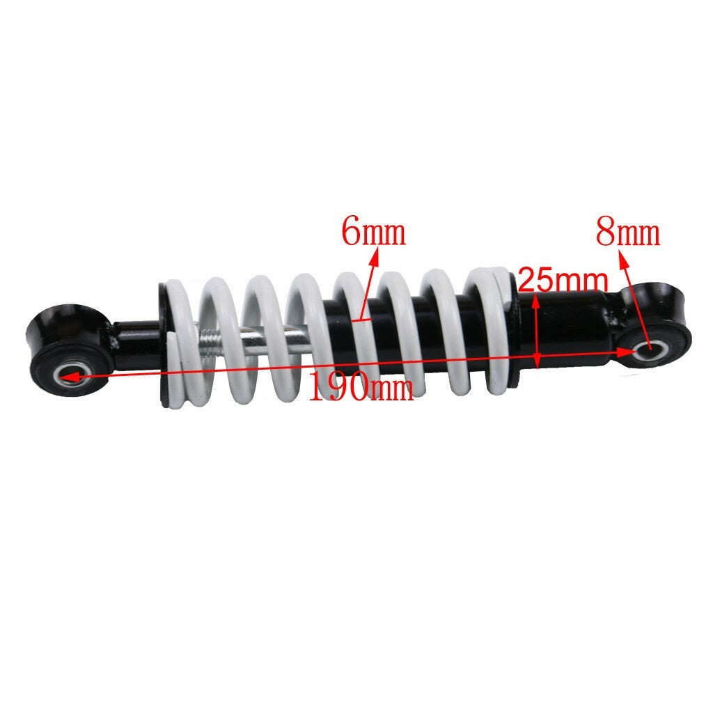 190mm 250LBs Rear Shock Absorber Suspension for Go Kart Buggy Pocket Bike