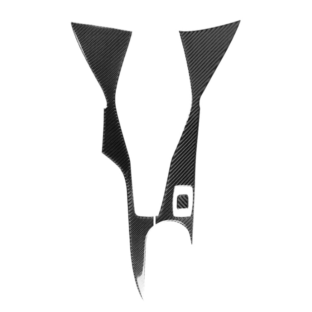 Carbon Fiber Gear Shift Panel Cover Decorative Trim Fit for Chevrolet Camaro 17-19