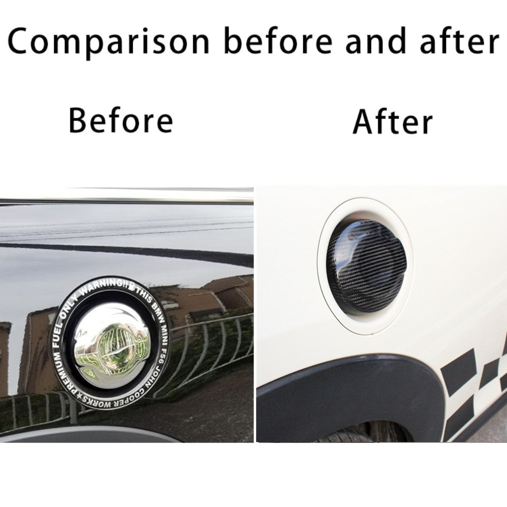 Carbon fiber fuel tank cap accessory for Mini Cooper S F55 F56 F57 n