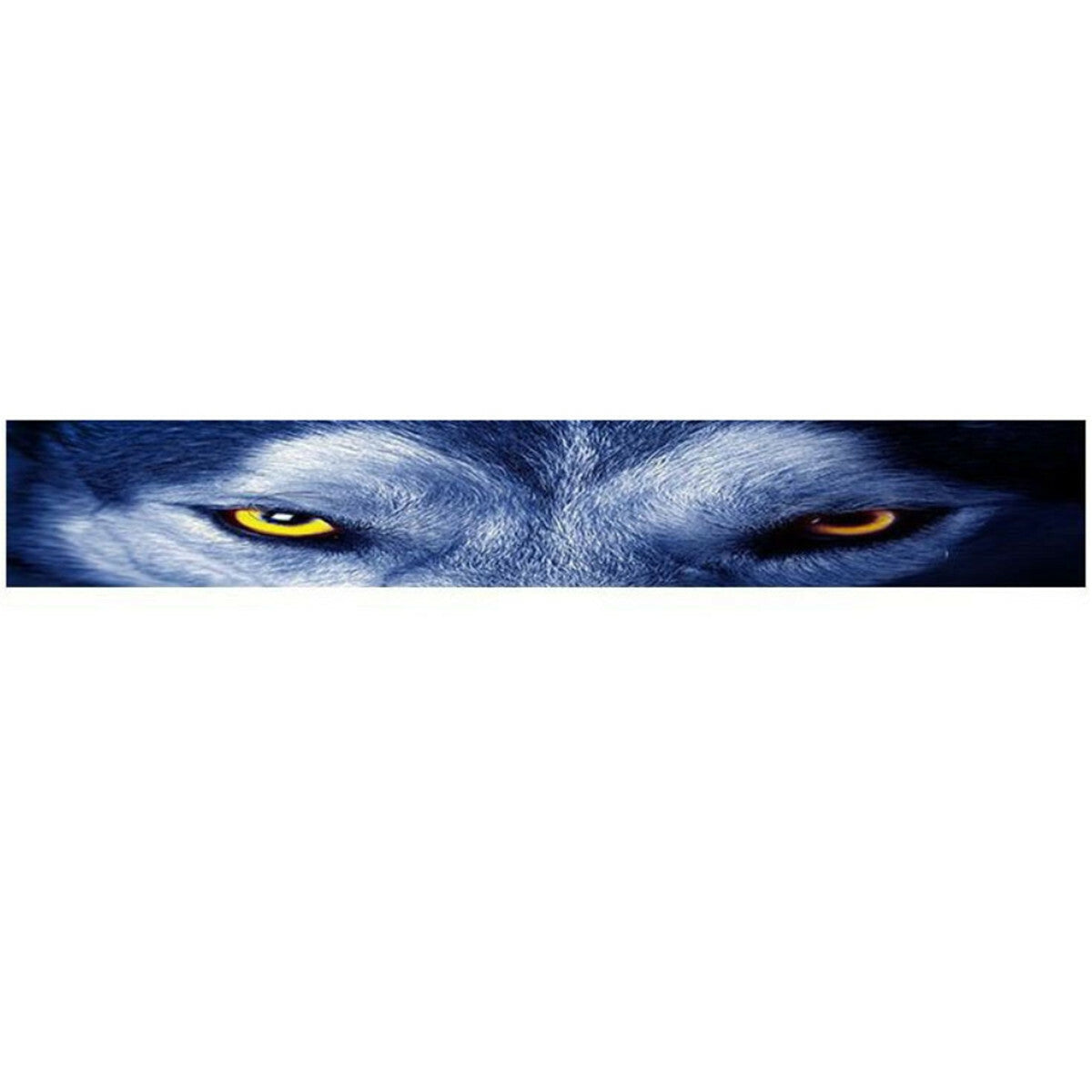 Car Windshield Stickers Vinyl Decals 3D Wolf Eyes Graphics Shadow Sunshade Wrap