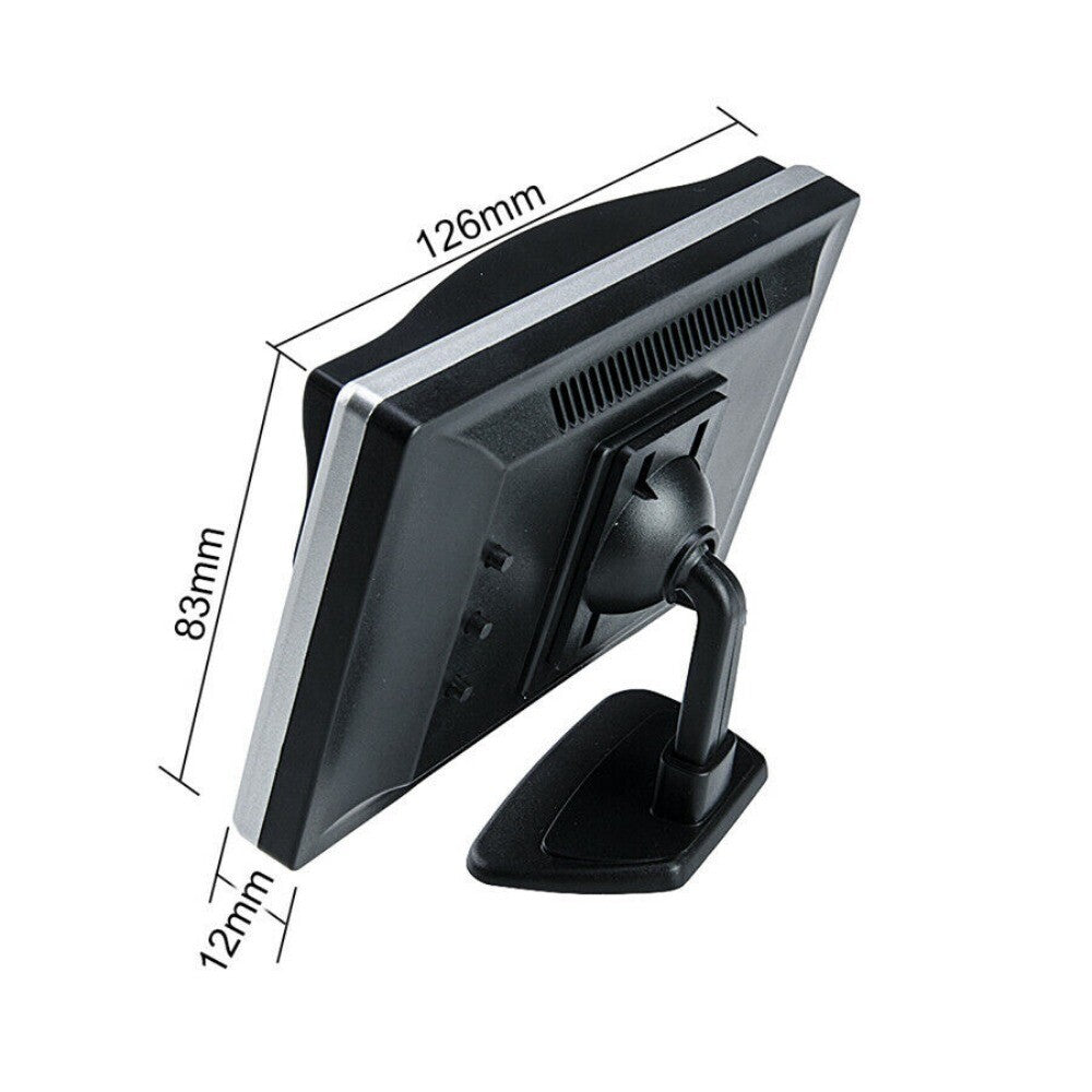 5inch TFT LCD Color CCD Monitor for Car Reverse Rear View Backup Camera DVD Hot n