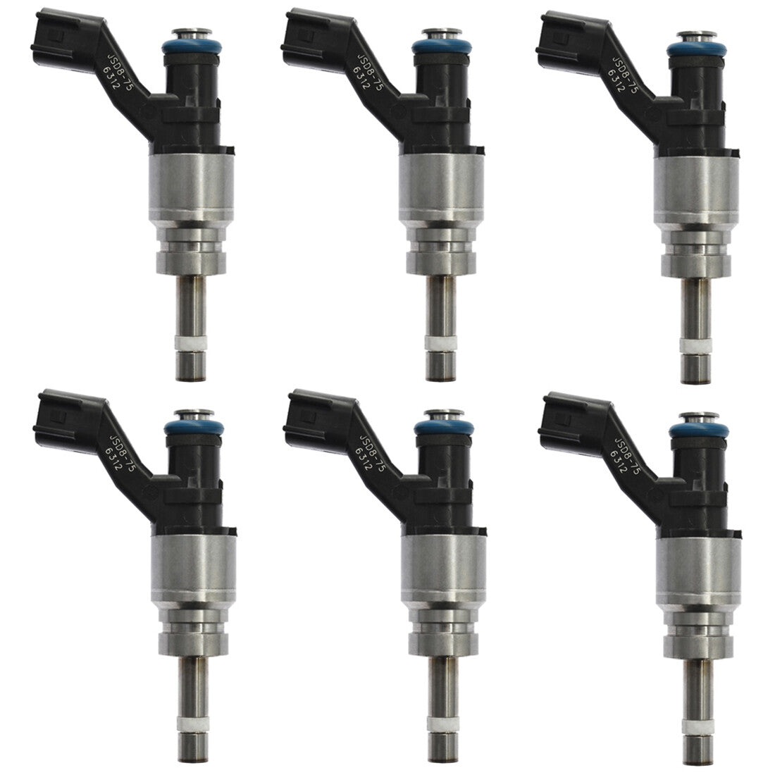 6X Fuel Injector For 2004 for Isuzu Axiom Rodeo 3.5L V6 JSD8-75 8973126200 Series US