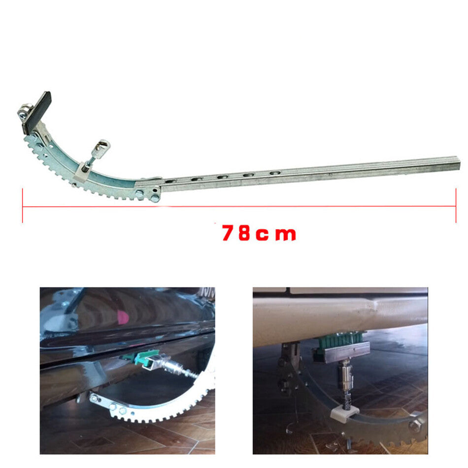 Bridge Puller Glue Tabs Slide Tips Car Dent Repair Accessory Aluminum+Plastic v