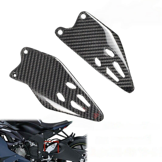 Suitable for ZX6R 2019-2023 100% Carbon Fiber Heel Plate Footrest