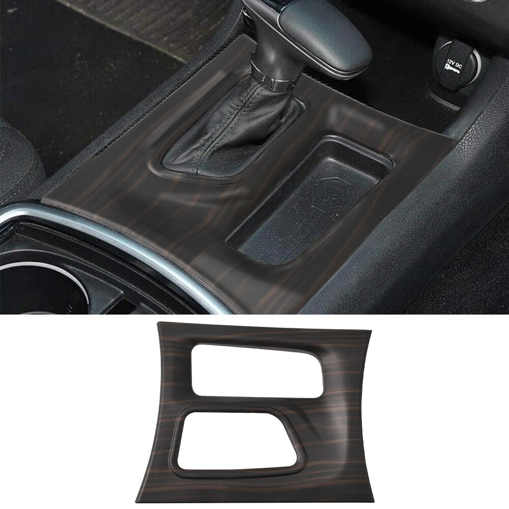 for Dodge Charger 2016-2021 Wood Color Central Control Gear Shift Panel Trim