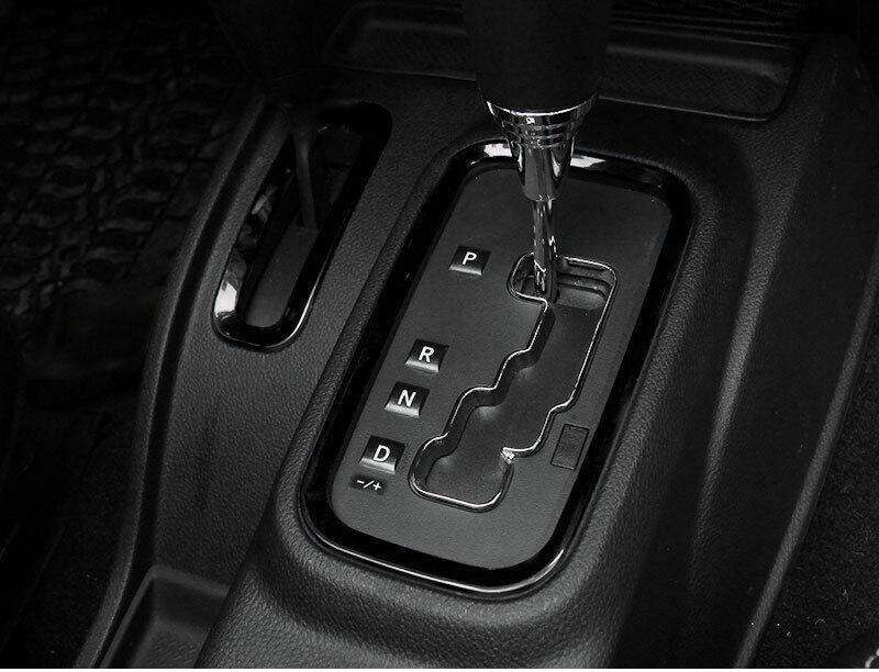 for Jeep for Wrangler JK 2011-2017 Black Console Gear Shift Frame Cover Trim 2PCS