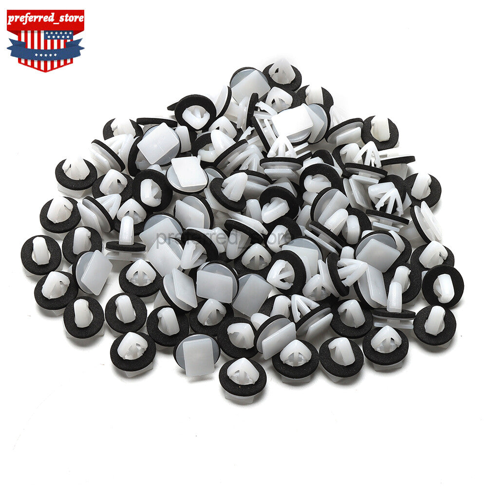 100-piece pack rocker arm molding clamp with seal compatible with for Hyundai 87702-H1000- v