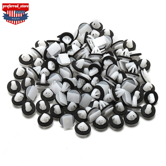 100-piece pack rocker arm molding clamp with seal compatible with for Hyundai 87702-H1000- v