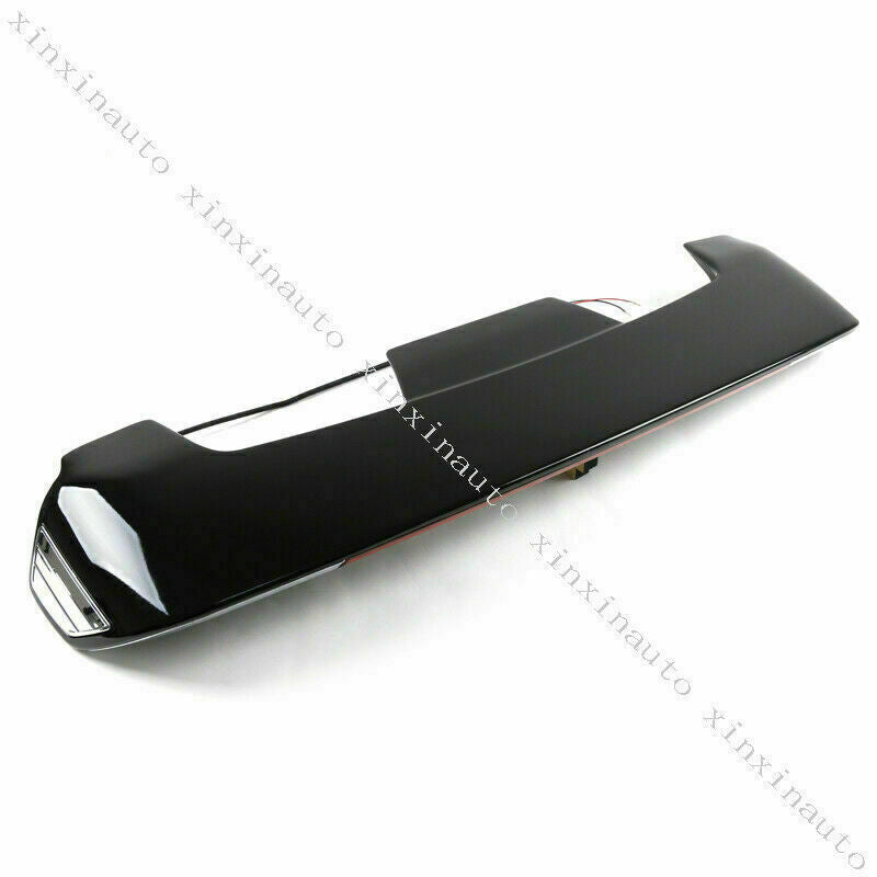 Piano Black LED Rear Roof Spoiler Wing Lip for Toyota for Land Cruiser LC200 2016-21