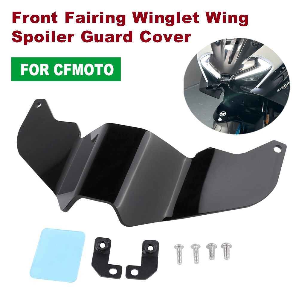 For CFMOTO 675SS 675SR/SR-R 24-25 Front Fairing Winglet Wing Spoiler Guard Cover Q
