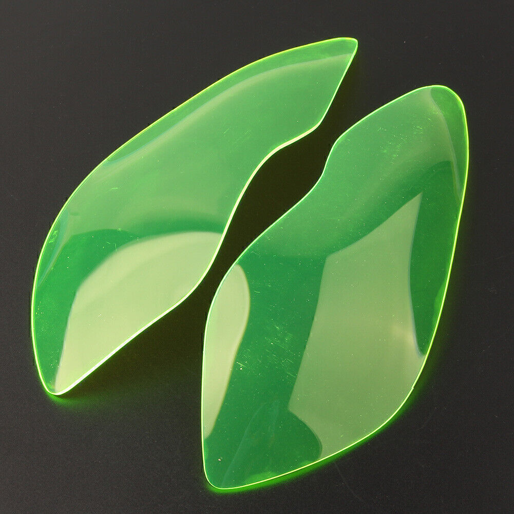 Headlight Cover Shield Lens Protector Green for KAWASAKI ZX-636R ZX-6R 2009-2018 Q