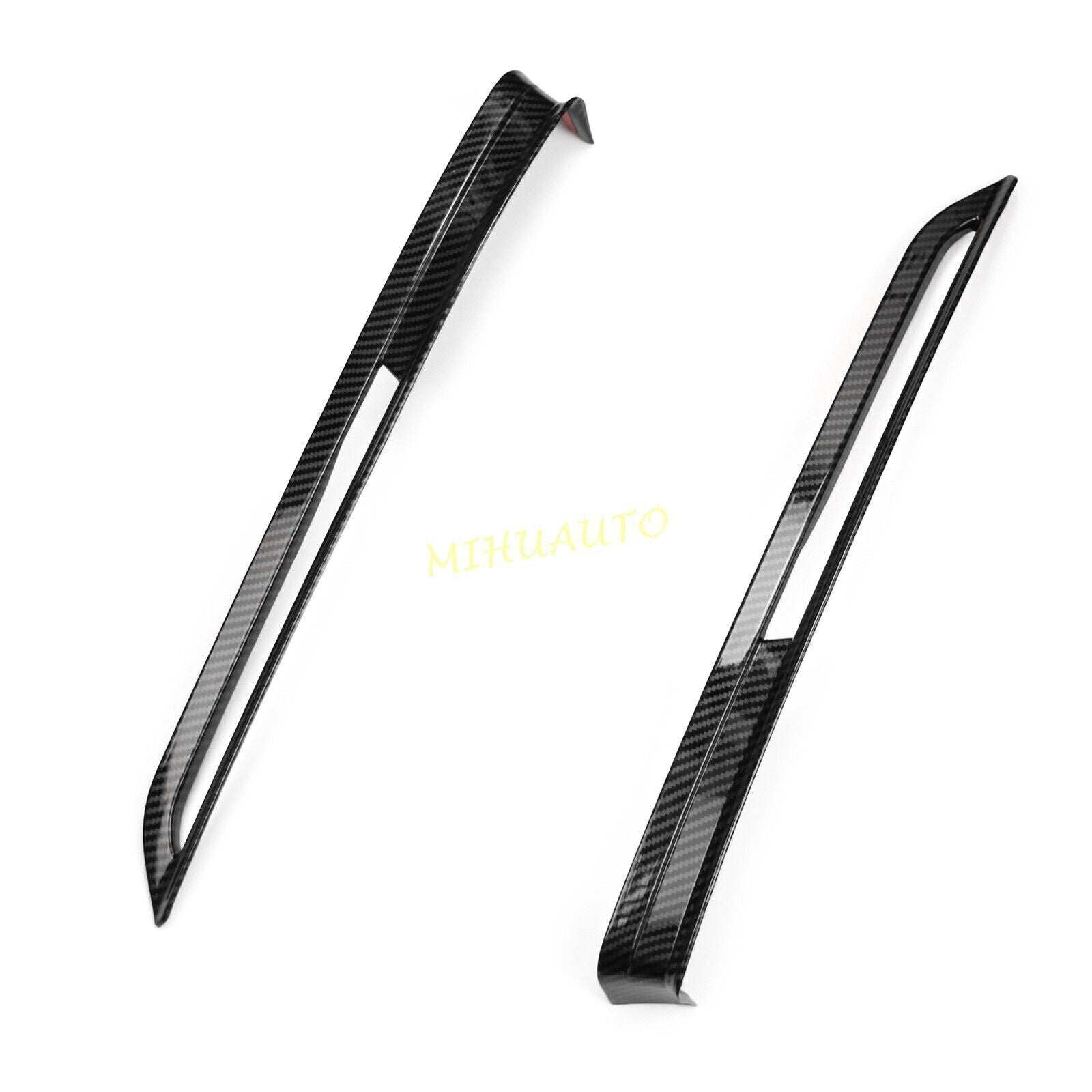 for Mazda CX-30 2020-2022 Carbon Fiber Front bumper Fog Light Lamp Frame Trim