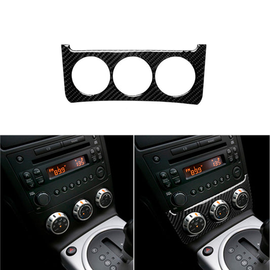 2Pcs Carbon Fiber Air Conditioner Panel Cover Trim for Cruze 2009-2015 v