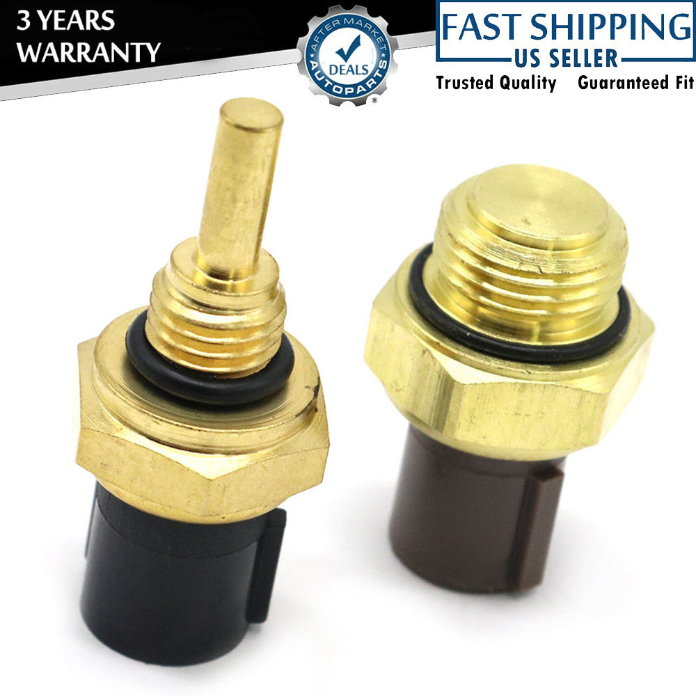 2PCS for Civic 37760-P00-004 37870-PJ7-003 Coolant Temperature Sensor Switch Q