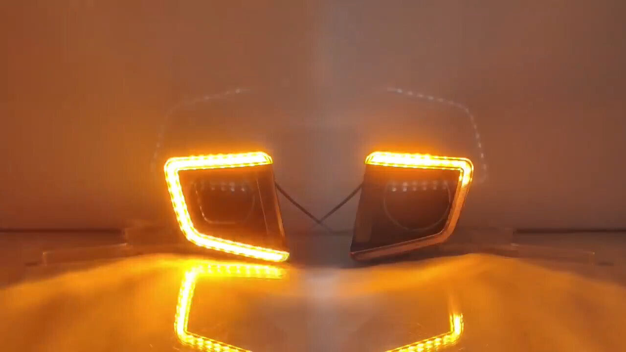 for Toyota Tundra 2014-2021 LED DRL Daytime Running Driving Light w/Turn Signal