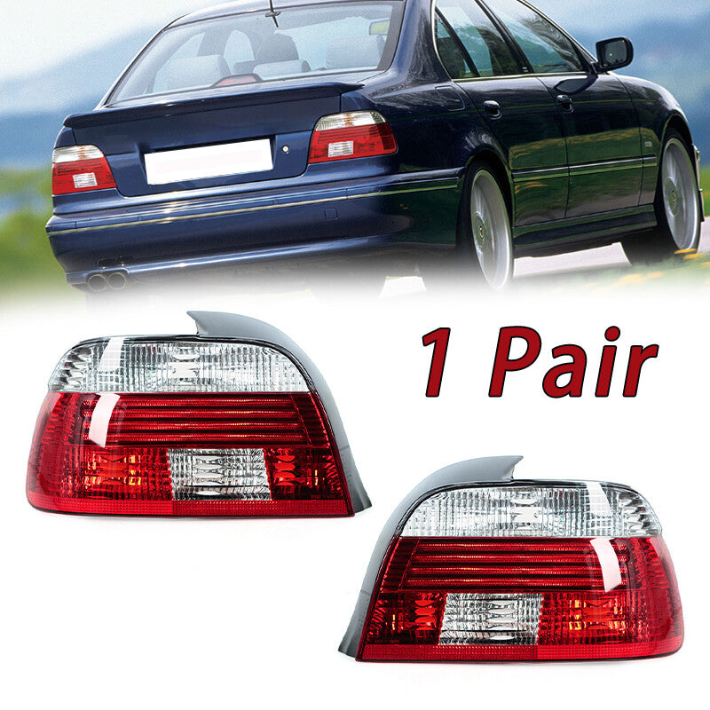 One pair of rear taillights and brake lights are suitable for BMW E39 525i 530i 540i M5 1997-2000.