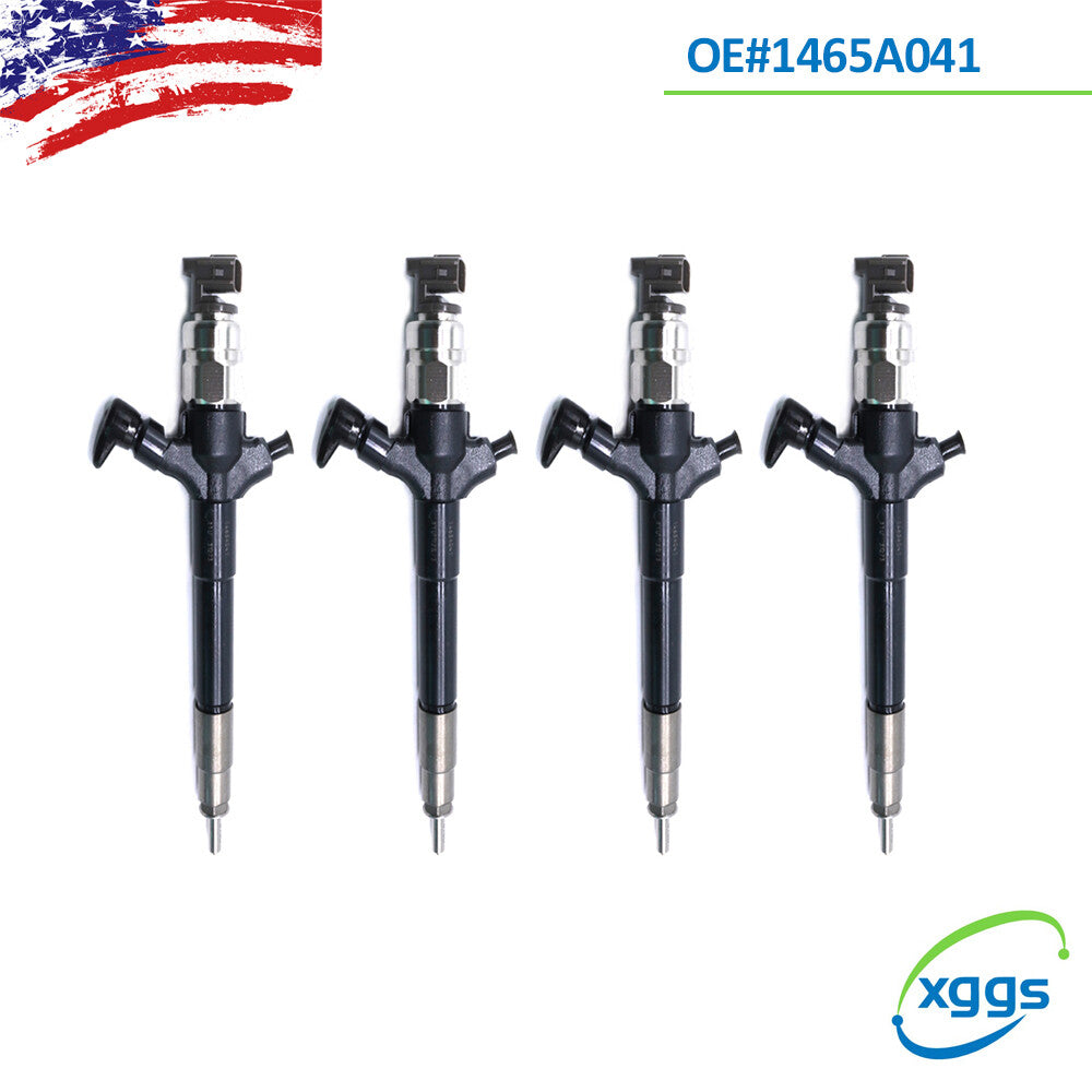 4-piece common rail fuel injector kit 1465A041 for Mitsubishi 4D56 L200 TRITON 2.5L