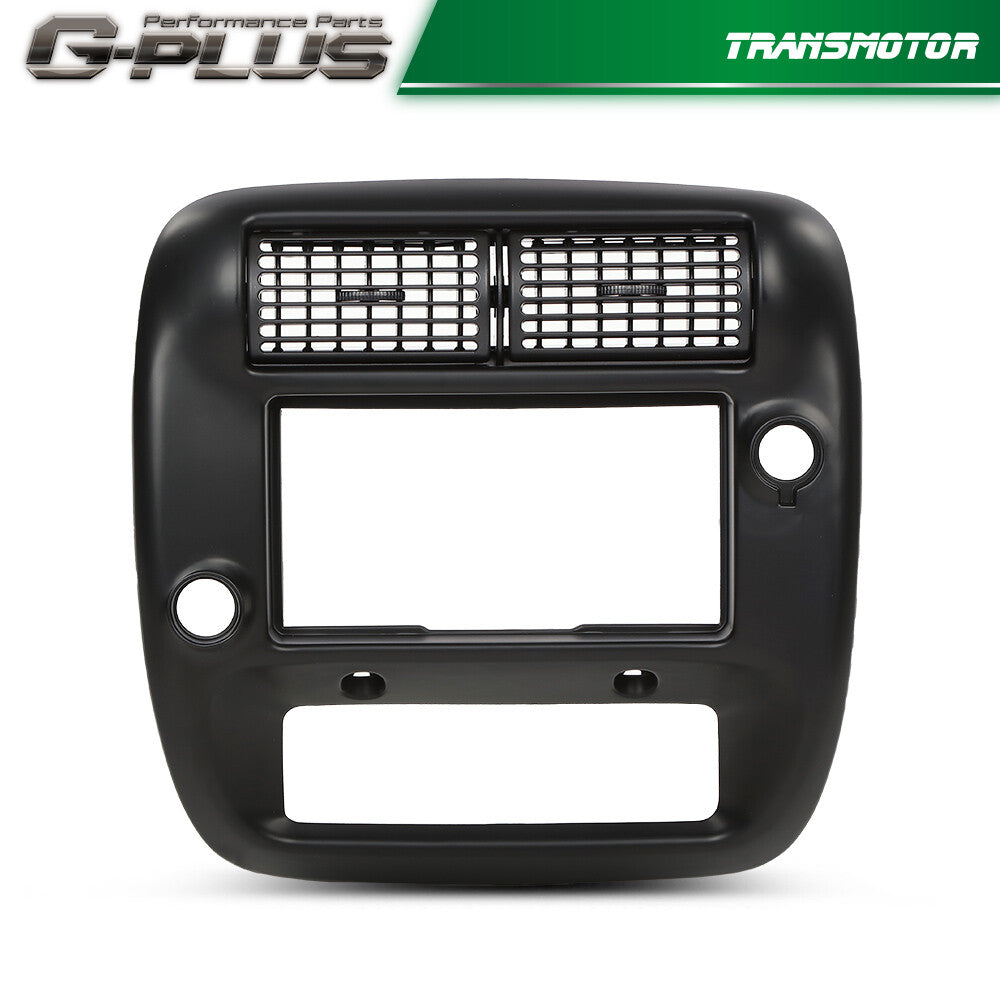 Fit For Explorer Ranger Center Dashboard Radio Panel AC Heater Vent Trim Black