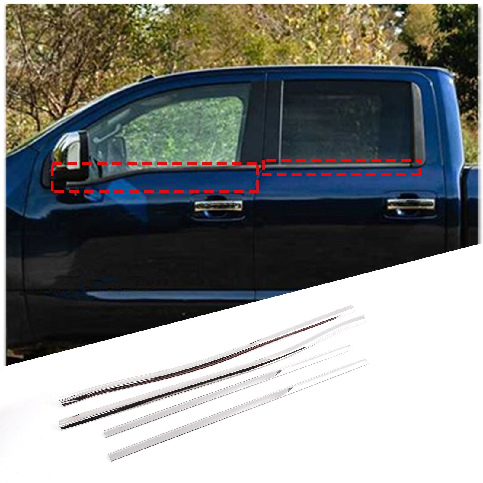 Chrome console armrest switch button trim for C class W205 15-20- v
