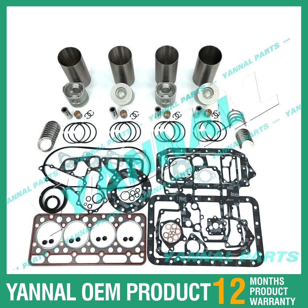 V1902 Overhaul Engine Reconstruction Kit for Kubota KX101 Excavators