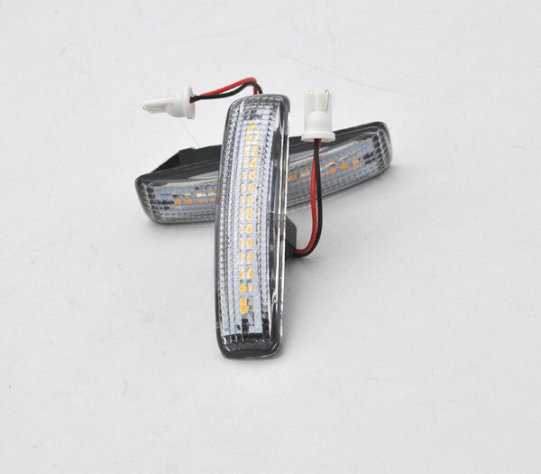 2 Dynamic Clear LED Side Indicator Marker Light For 05-09 for Range Rover Sport L320 v
