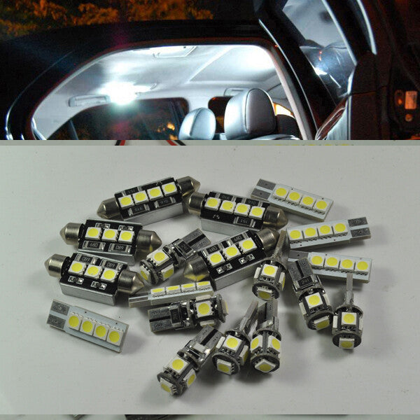 Full White 12 Lights SMD LED Interior Package 5 F10 2010-2011 v
