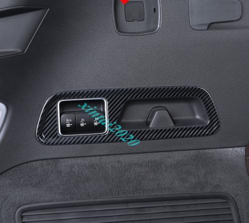Carbon fiber rear trunk button cover trim for Mercedes-Benz GLS X167 2020 2021