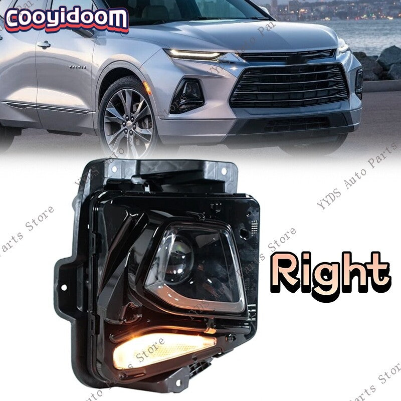 Right LED Headlights Fog Lights Signal Assembly for Chevrolet Blazer 2019-2021