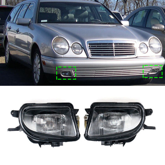 Front Fog Light for Mercedes-Benz W210 E200 E220 E240 E280 E300 New Pair