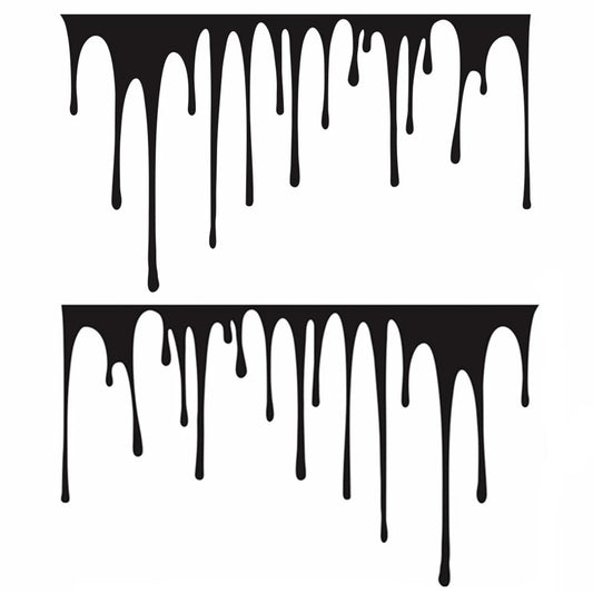 Car Stickers Decoration Doors Vinyl Decals Self Adhesive Trim 2Pcs Accessories