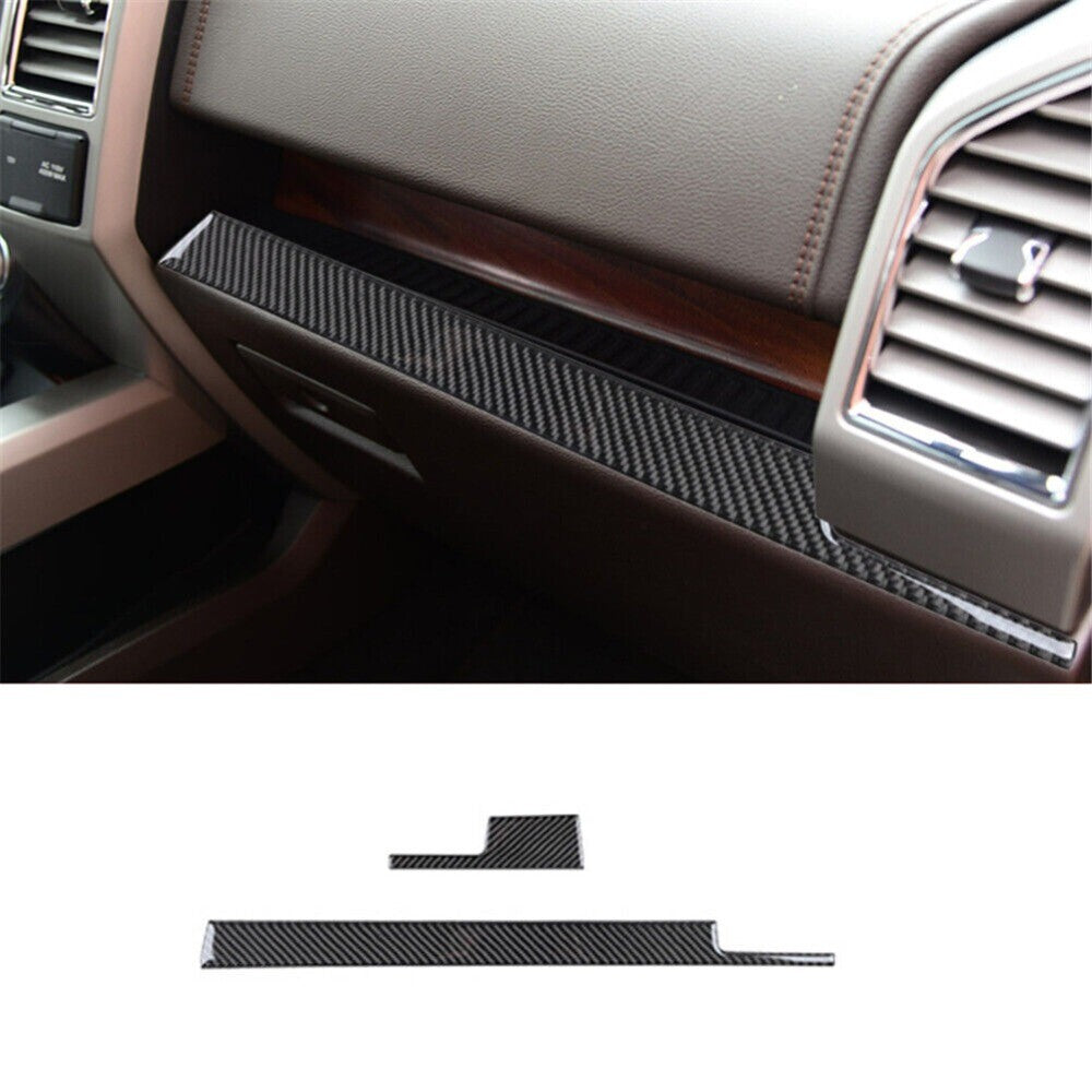 Carbon Fiber Interior Dashboard Strip Panel Trim Cover for 15-17 New n