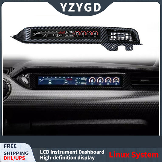 for Ford for Mustang 2015-2023 Co-pilot LCD Digital Cluster Instrument Speedometer Q